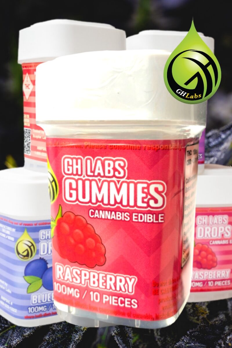 GH Gummies Raspberry - 100mg