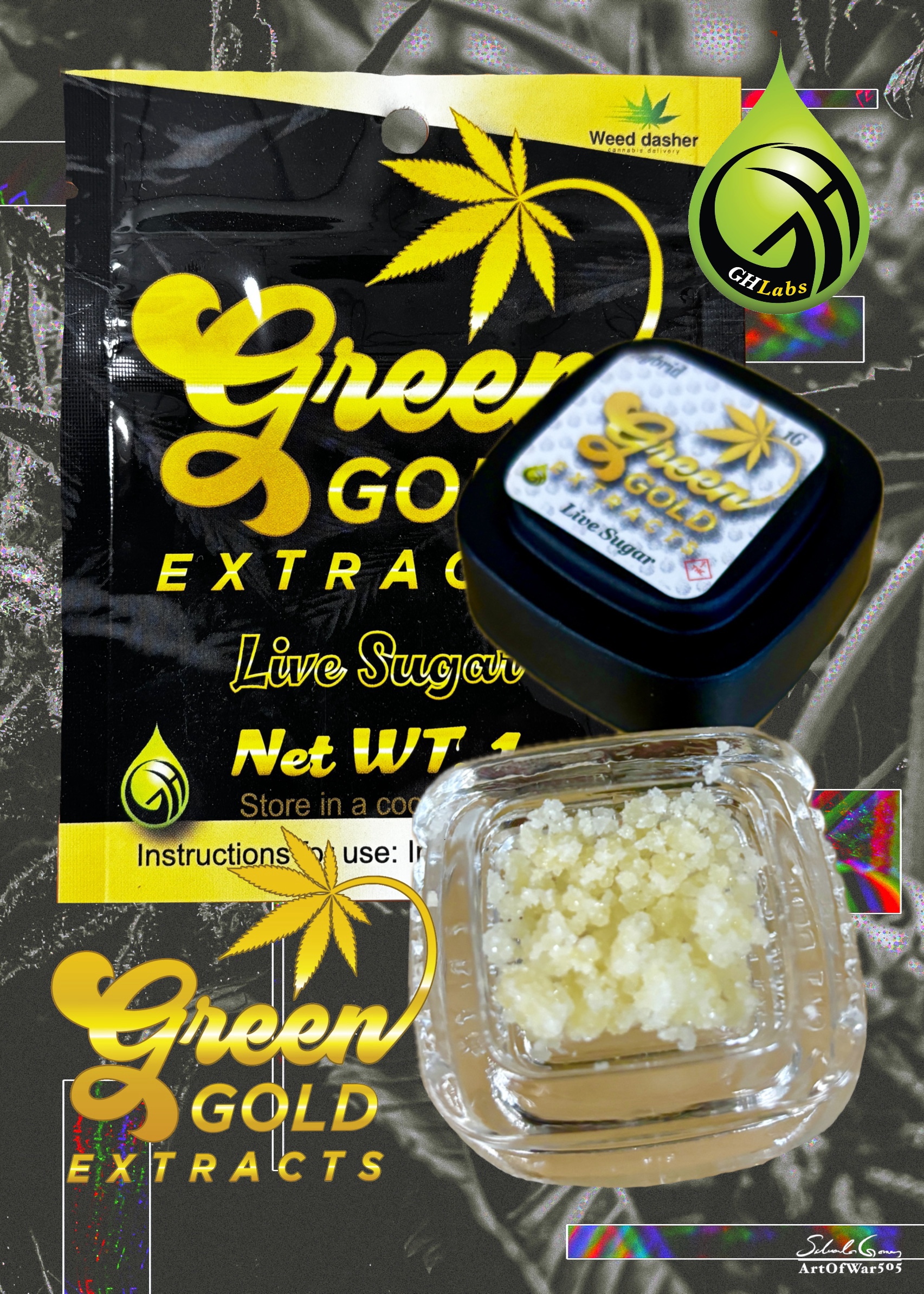 Live Sugar 1g – Green Gold Extracts