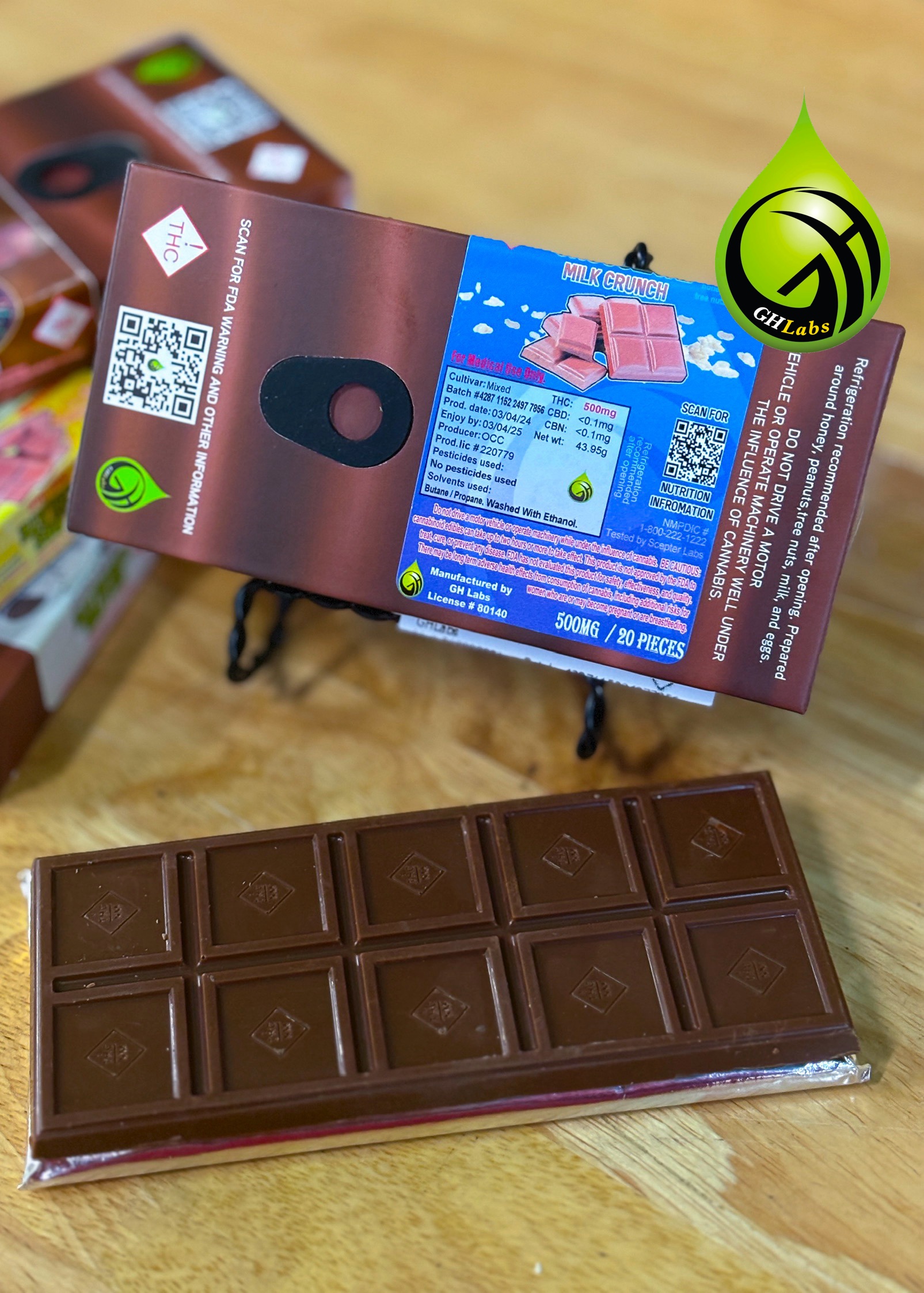 GH Labs Chocolate – Milk Crunch